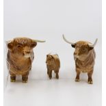 J Beswick Highland cattle, bull,