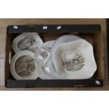 Copeland Spode hunting scenes, platters and plates from the original J F Herringson paintings,