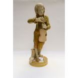 A Worcester figure of Mozart (A/F)