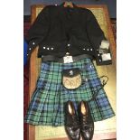 A Macallan tartan wedding outfit,