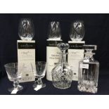 Two baluster wine glasses, Georgian style,