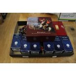 Britains and Corgi diecast figures, including Waterloo, Crimean, Redcoats,