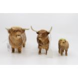 J Beswick Highland bull,