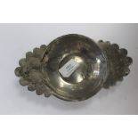A pewter porringer from the Punta Cana wreck by 'ID' possibly John Day of London circa 3-1557,