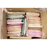 A varied collection of one inch ordinance survey maps etc (1 box)