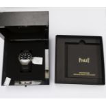 Piaget, a gent's titanium Piaget Polo Forty Five automatic wristwatch, 4 cm black dial,