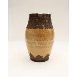 A Doulton Lambeth large stoneware jug,