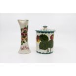 A Wemyss Hat Pin Vase with floral decoration,