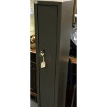 Gun Cabinet suitable for 2 Rifles or Shotguns. 52 inches high. Complete with keys.