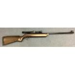 .22 BSA Meteor Super Air Rifle. Serial number TH91043.