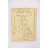 A loose leaf collection of Wonderful Britain maps in linen lined folder,