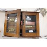 Oak smokers cabinet,