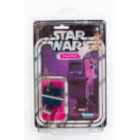 Star Wars: A cased and carded, Star Wars 'Power Droid' 1977 figure, 21 punched card back, Made in