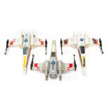 Star Wars: A collection of three unboxed X-Wing Fighters. (3)