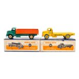 Dinky: A boxed Dinky Toys, Comet Wagon with Hinged Tailboard, 532, green cab, orange body, wheels as