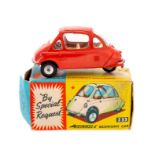 Corgi: A boxed Corgi Toys, Heinkel-I Economy Car, 233, box as found.