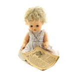 Pedigree: A Princess Ann doll with original clothes, designed by Norman Hartnell, 1953/4,