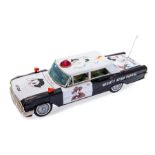 Tinplate: Very rare tinplate Mighty Atom patrol police car featuring the Astroboy logos, made in