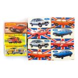 Diecast: A collection of assorted boxed Corgi vehicles, circa 1981, to include: Ford Capri S (2),
