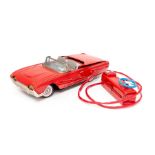 Cragstan: An unboxed Cragstan (Yonezawa), Japanese tinplate, battery operated, Convertible Ford