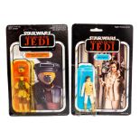 Star Wars: A carded Star Wars: Return of the Jedi, Leia Organa, 3 3/4" figure, carded and punched,