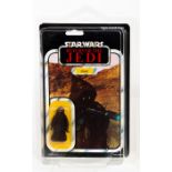 Star Wars: A cased and carded, Return of the Jedi 'Jawa' figure, 45 punched card back, Made in
