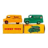 Dinky: A boxed Dinky Toys, Trojan 15 CWT. Van 'Chivers', 452/31C, green body, vehicle good, box