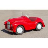 Austin: An Austin J40 pedal car, circa 1950's, red, approx. 145cm in length.