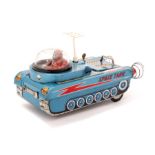 Masudaya: An unboxed Masudaya (Modern Toys), Japanese tinplate, battery operated Space Tank, 1960's,