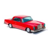 Ichiko: An unboxed Japanese tinplate Mercedes Benz 300SE, large scale, friction motor, 24" length