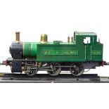 Steam Train: A cased 5" gauge steam locomotive, 'METR Railway', No. 1234, Simplex 0-6-0 Tank,