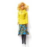 Barbie: A circa 1966 Barbie Twist 'n' Turn doll, Made in Japan, blonde hair, original clothes,