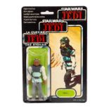 Star Wars: A carded Star Wars: Return of the Jedi, tri-logo, 'Nikto', 3 3/4" figure, carded and