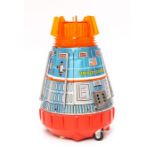 Horikawa: An unboxed Horikawa (SH Japan) tinplate, battery operated, Super Space Capsule, fully