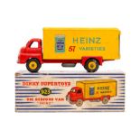 Dinky: A boxed Dinky Supertoys, Big Bedford Van 'Heinz', 923, Baked Beans Can, red chassis and
