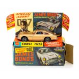 Corgi: A boxed James Bond Aston Martin DB5, 261, original box, including spare man, lapel badge