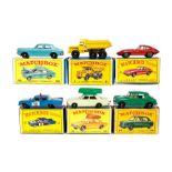 Matchbox: A collection of various Matchbox Series boxed vehicles to comprise: E Type Jaguar, 32,