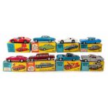 Corgi: A collection of eight boxed Corgi Toys vehicles to comprise: Ferrari Berlinetta 314, Ford