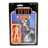 Star Wars: A carded Star Wars: Return of the Jedi, 'Death Star Droid', 3 3/4" figure, carded and