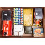 Triang: A collection of assorted unboxed Triang tinplate to include: Triang Milk Lorry, Triang