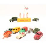 Dinky: A small collection of assorted unboxed, playworn, diecast vehicles to include: '341', '157'