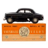 Victory Industries: A boxed Victory Industries Vauxhall Velox 1/18 Scale, battery operated saloon