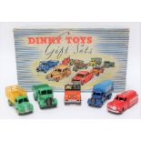 Dinky: A boxed Dinky Toys Gift Set No.2 Commercial Vehicles, comprising five vehicles, the Bedford