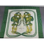 A vintage Hermes "Brides de Gala" silk scarf, designed by Hugo Grygkar, design first issued 1957,