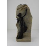 Julian Cawsse Bronze study signed inscribed