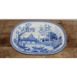 Meat plate, spode