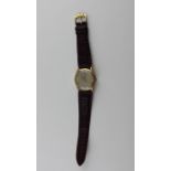 An 18ct. gold Alpha Automatic gentleman's wrist watch, c.1960's, having signed silvered Roman