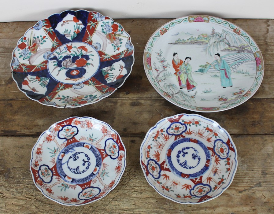 A collection of Japanese plates