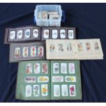 A collection of cigarette cards.