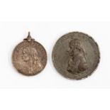 Boulton's Trafalgar Medal, pewter with a bronze finish,